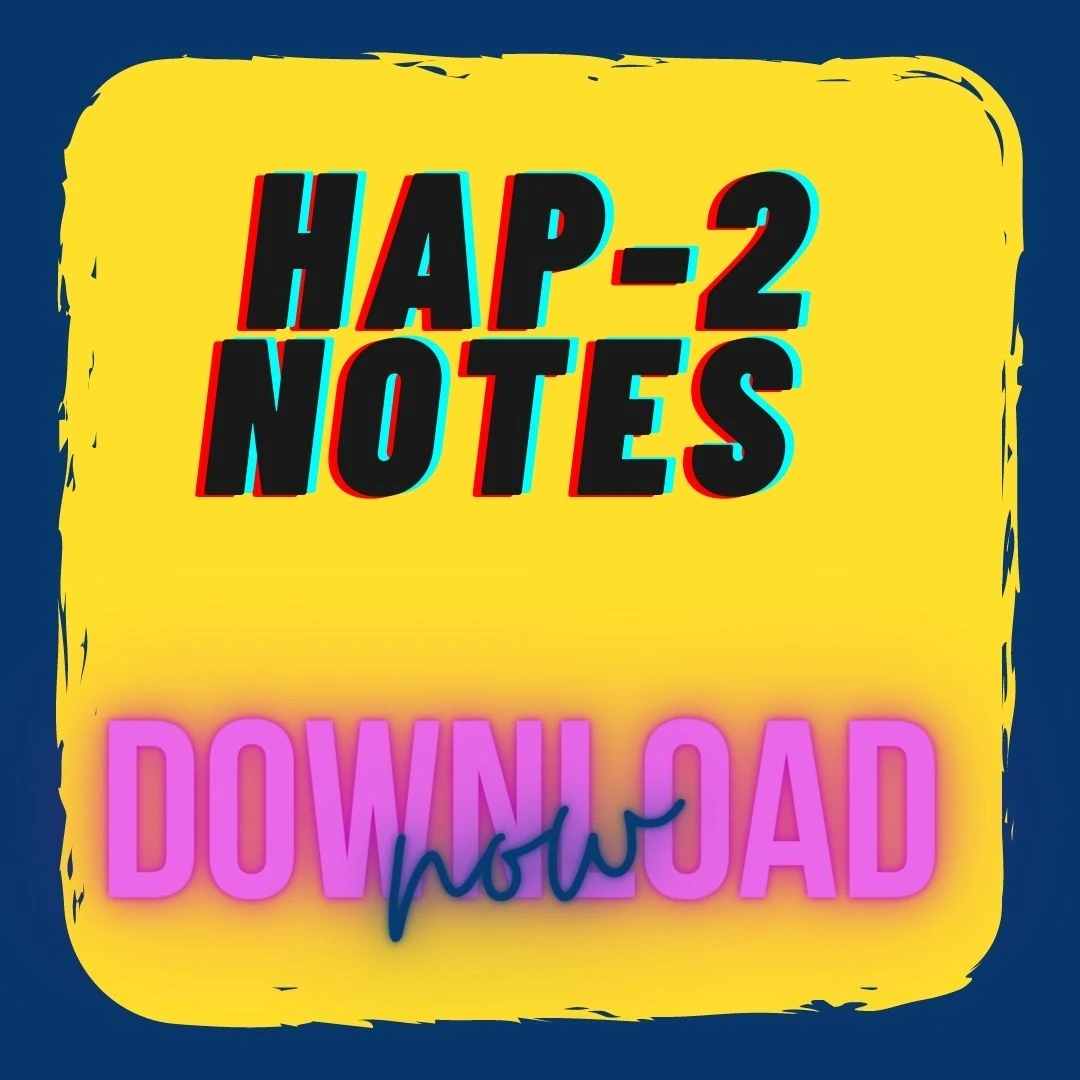 hap 2 notes