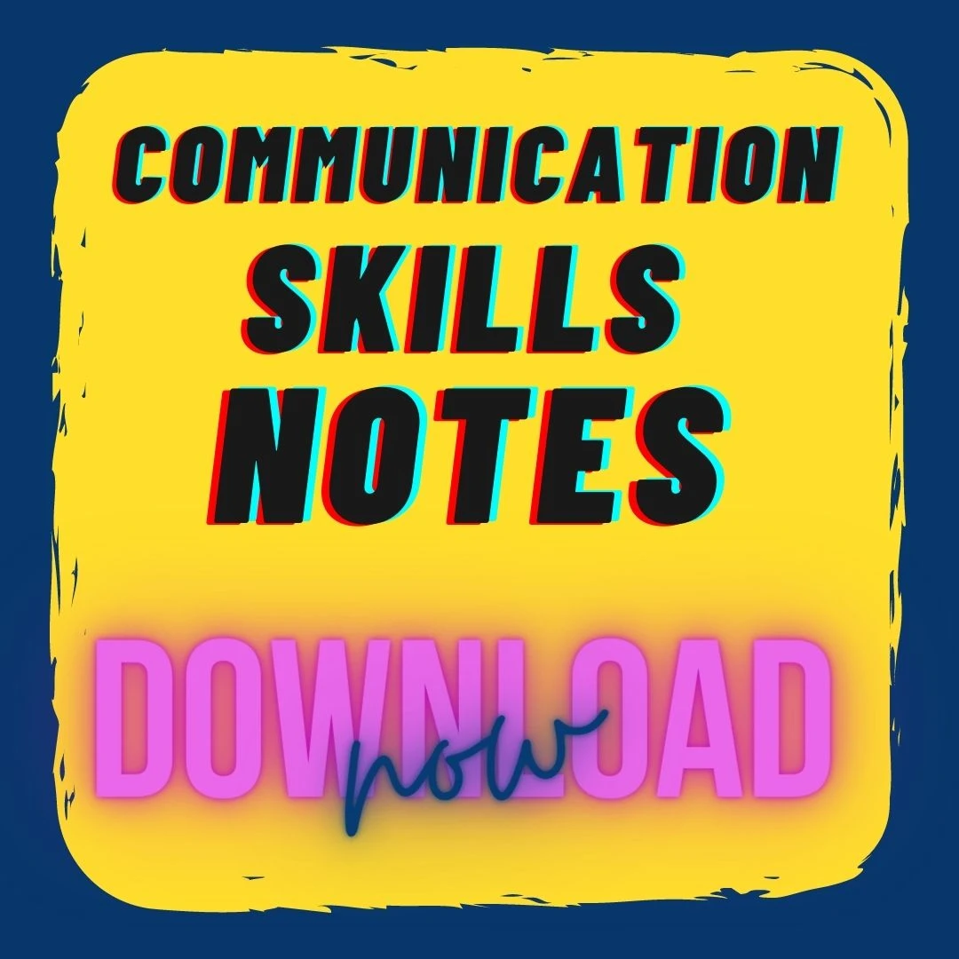 communication skills notes