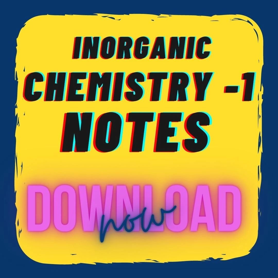 pharmaceutical inorganic chemistry notes