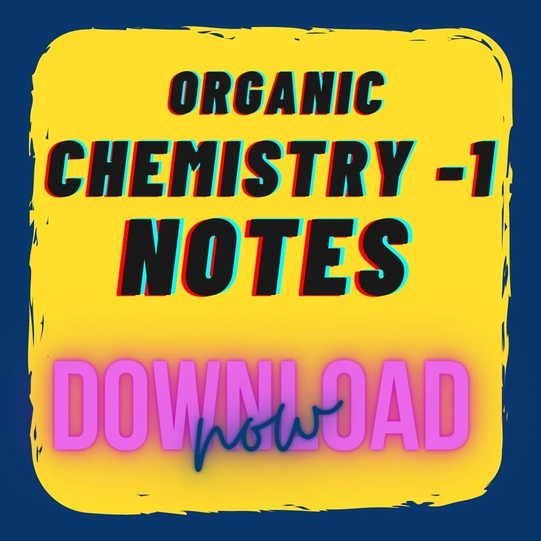 pharmaceutical organic chemistry 1 notes